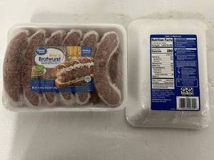 lot 42 image: G. 2x 45.6oz Beer n Bratwurst(12per Package)