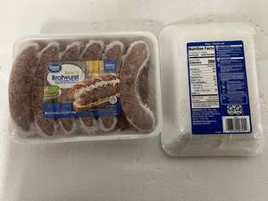 lot 43 image: G. 2x 45.6oz Beer n Bratwurst(12per Package)