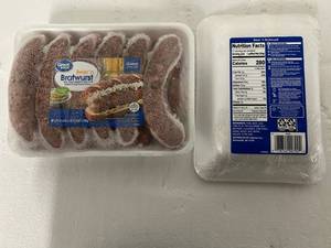 lot 44 image: G. 2x 45.6oz Beer n Bratwurst(12per Package)