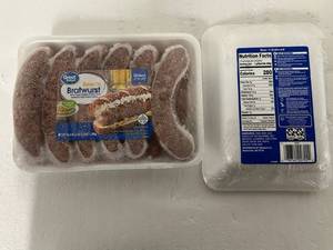 lot 45 image: G. 2x 45.6oz Beer n Bratwurst(12per Package)