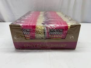 lot 403 image: KK. 24x 3oz Spicy Cajun Shrimp Ramen-Dragon Express