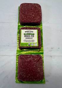 lot 30 image: B. 3x 1lb Grass-Fed Ground Beef 93%7%