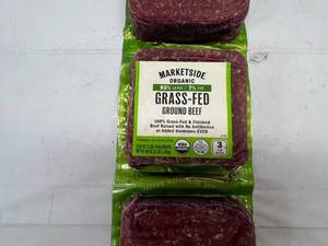lot 32 image: B. 3x 1lb Grass-Fed Ground Beef 93%7%