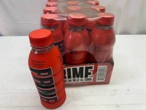 lot 122 image: P. 12x 16.9oz Prime Hydration Drink-Tropica Fruit