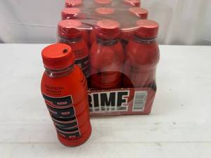 lot 124 image: P. 12x 16.9oz Prime Hydration Drink-Tropica Fruit