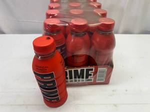 lot 126 image: P. 12x 16.9oz Prime Hydration Drink-Tropica Fruit