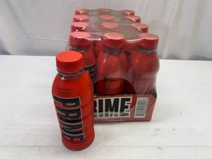 lot 127 image: P. 12x 16.9oz Prime Hydration Drink-Tropica Fruit
