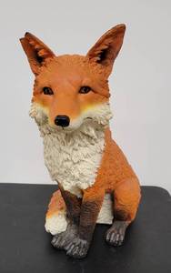 Resin Red Fox Garden Statue