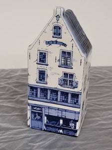Holland Handpainted Delft Blue House  Puntgevet Bakery
