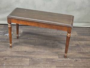 Vintage Mahogany Piano Bench
