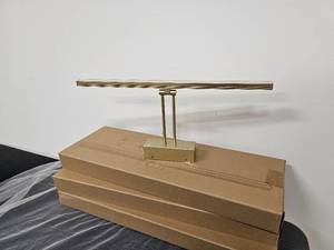 Modern Brass Finish LED Picture Lights