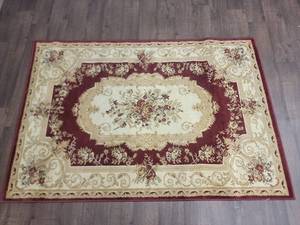 Unique Loom Turkish Area Rug - Classic Aubusson - Red