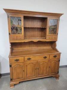 Solid Maple & Birch Dining Room Hutch - Ethan Allen Early American Collection