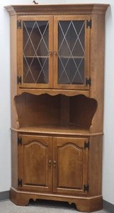Classic Ethan Allen Corner Hutch