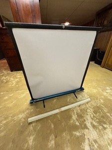 Vintage Jiffy Projector Screen and more