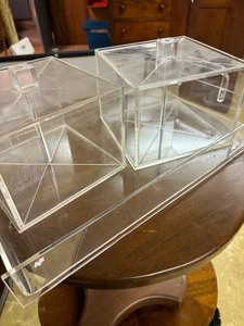 Acrylic Tray and Ice Buckets