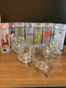 Vintage Carousel Animals Drinking Glasses and more