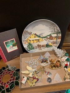 Autographed book, A Cup of Tea, Christmas decor and more