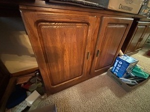 Vintage Keller 3 piece lighted China Hutch