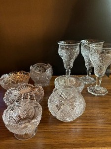 Vintage Glass, Goblets and more