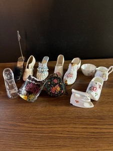 Novelty Shoes and Vintage Porcelain Shoes