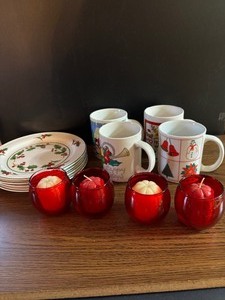 Vintage Holiday Plates and more