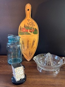 Vintage Glass Juicer and more