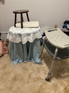 Small Table, Shower Benches and more