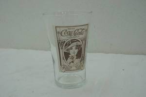 lot 25 image: vintage Coke glass