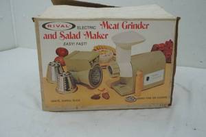 lot 40 image: Rival electric meat grinder and salad maker