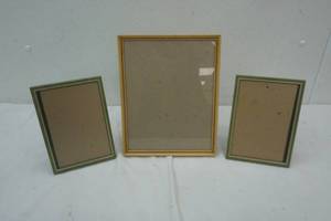 lot 74 image: 3 rare vintage picture frames