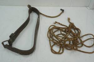 lot 104 image: livestock strap and rope