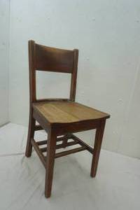 lot 173 image: vintage wooden chair