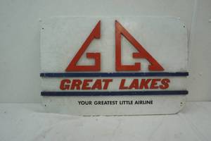 lot 174 image: Great Lakes Airline sign