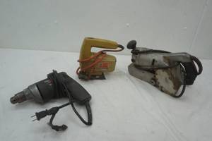 lot 203 image: Drill, Sander, Jigsaw