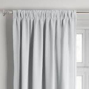 lot 42 image: 1pc Blackout Henna Curtain Window Panel - Project 62-50W x 63L-White