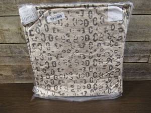 lot 17 image: THRO Lexi Leopard Cotton Slub Pillow - 20-Set of 2- Carafe