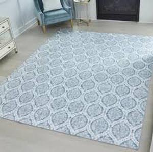 lot 152 image: WYATT & ASH Machine Washable Rug 5 3 x 7 5 ALISHA AQUA