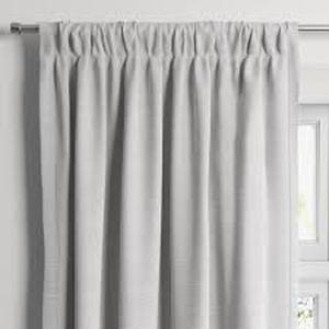 lot 190 image: 1pc Blackout Henna Curtain Window Panel - Project 62-50W x 84L-Gray