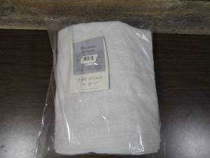 lot 189 image: Blackout Aruba Window Curtain Panel - Threshold-50W x 84L-Sour Cream