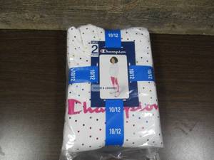lot 216 image: Champion Girls 2 Piece Heavyweight Hoodie & Legging Active Set (WhiteWow Pink, 1012)