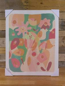 lot 253 image: 24x 30 Floral Abstract Unframed Wall Canvas Pink - Opalhouse designed with Jungalow