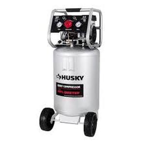 Husky 20 Gal. 165 PSI Vertical Electric Quiet Air Compressor   Customer Returns See Pictures