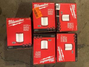 Lot of Milwaukee Large WetDry Shop Vacuum HEPA Filter (1-Pack)   Customer Returns See Pictures