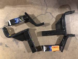 Lot of TowSmart Class 3 5,000 lb. 5-14 in. Drop, 4 in. Rise, 1 in. Shank X-Mount Reversible Trailer Hitch Ball Mount  Customer Returns See Pictures