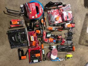 Lot of Assorted Tools and Hardware Various Models and Conditions   Customer Returns See Pictures