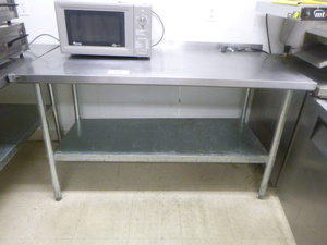 lot 32 image: 5 Foot Stainless Table