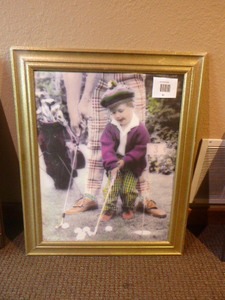 lot 81 image: Framed Golf Print