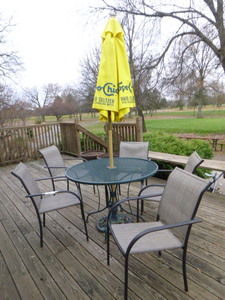 lot 108 image: Patio Table and 5 Chairs