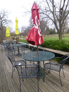 lot 110 image: Patio Table and 4 Chairs